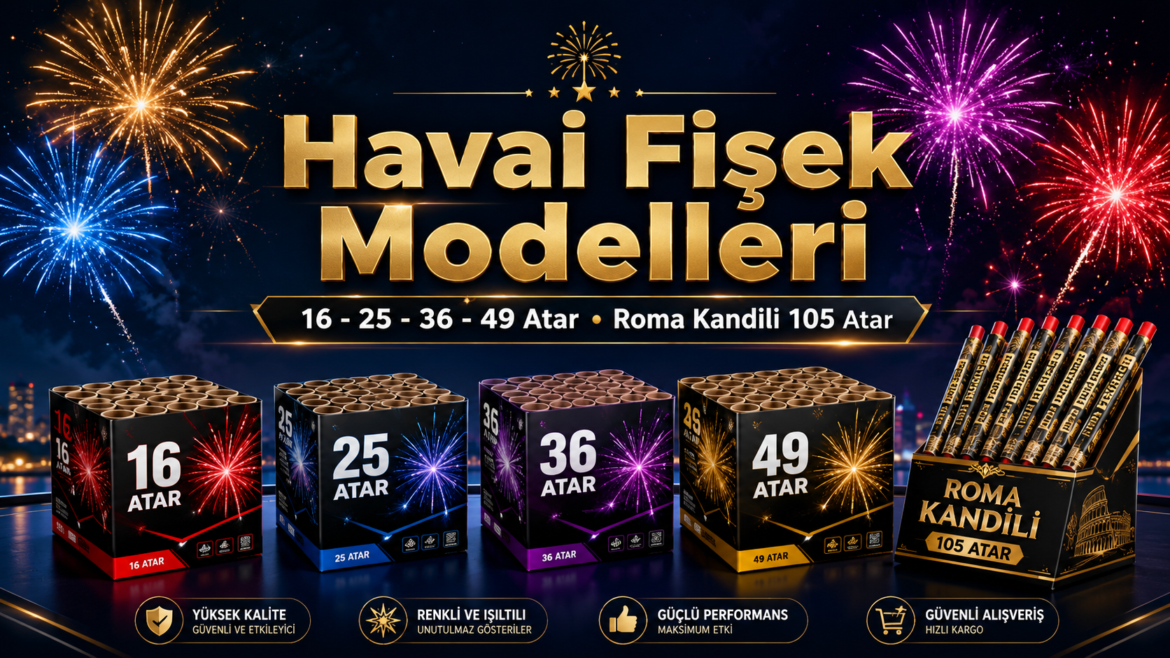 Havai Fişek Modelleri