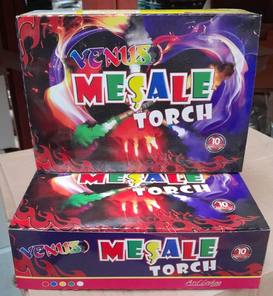 Venüs Silindir Meşale - Sarı Renk